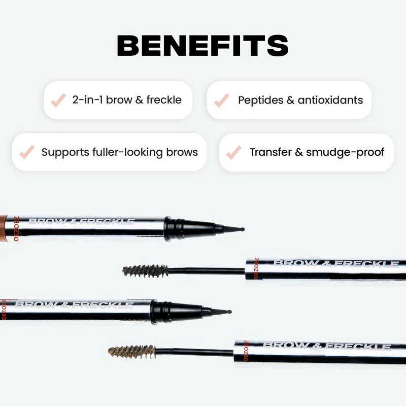 2-in-1 Eyebrow Cream & Freckle Pen Waterproof Smudge-Proof Makeup 3 2 in 1 eyebrow cream freckle pen waterproof spu954224096146 desc 3