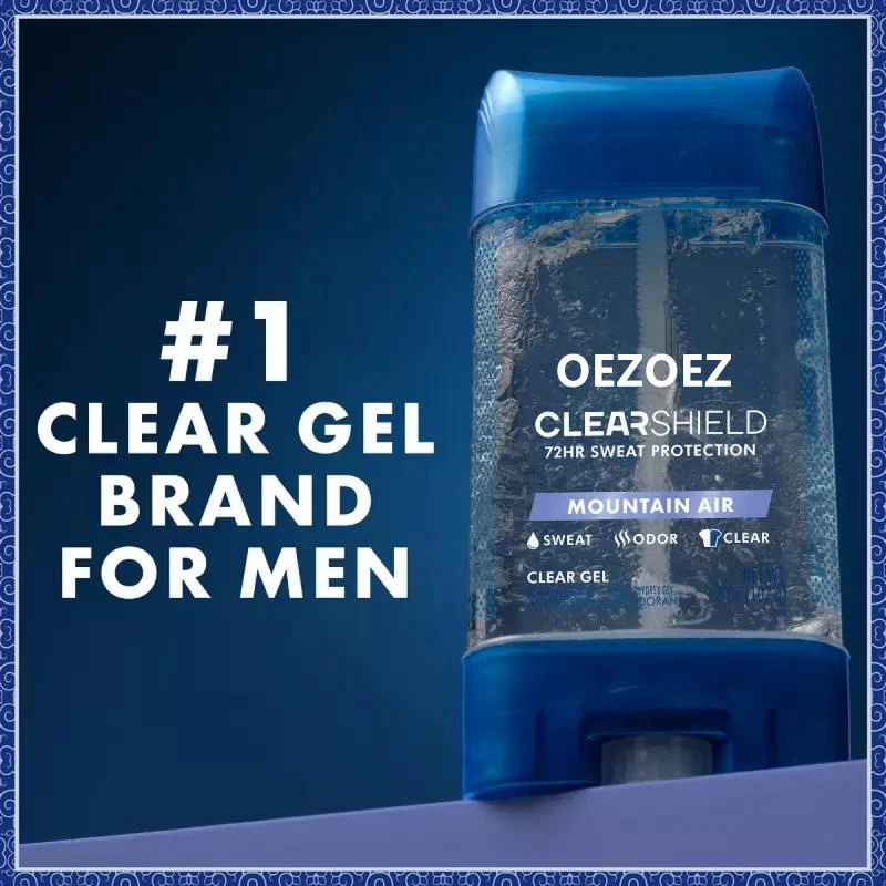 Antiperspirant Deodorant Men Clear Gel 3.8oz Long-Lasting Odor & Sweat Protection 6 antiperspirant deodorant men clear gel 3 8oz spu961139485858 desc 6