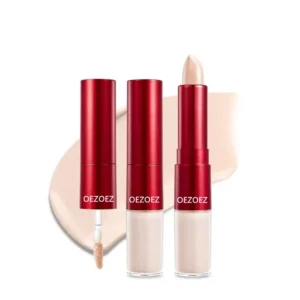 Concealer 2-in-1 Dual Stick & Liquid Silky Balm for Full Coverage & Highlighting