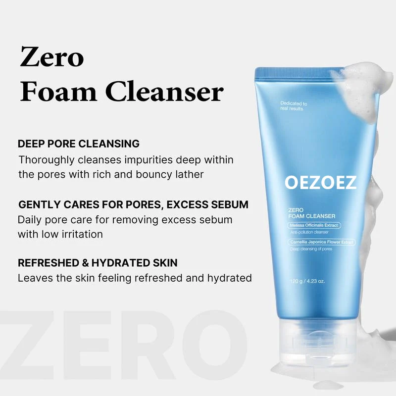 Double Cleansing Oil & Foam Set Deep Pore Cleanser for Blackheads and Sebum Control 6 double cleansing oil foam set deep pore cleanser blackhead sebum control spu908848182412 desc 6