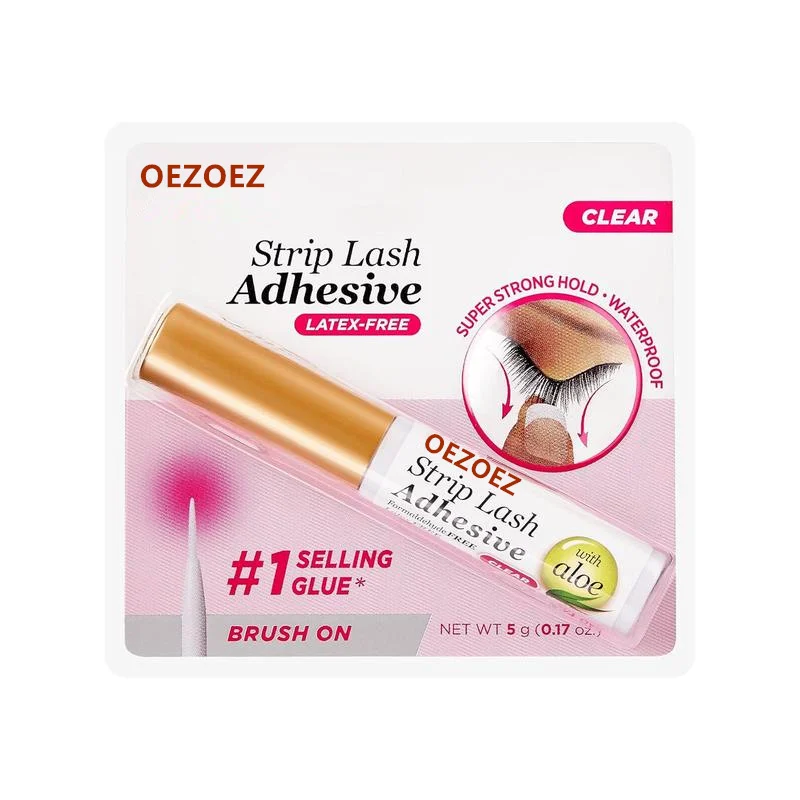 Eyelash Glue Long Lasting Waterproof Quick Drying Brush-On Adhesive 4 eyelash glue long lasting waterproof quick drying brush on adhesive spu956299720667 desc 4