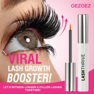 Eyelash Growth Serum Nourishing Natural Curling Lash Care Solution with Custom Brush