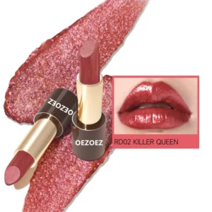 Fine Glitter Lipstick Moisturizing Hydrating Long Lasting Non-Stick Cup