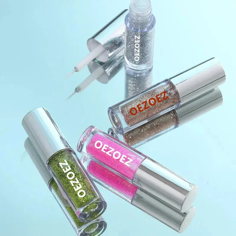 Glitter Eyeliner Waterproof Smudge-Proof Long-Lasting Liquid Eye Liner Pen with Pearlescent Shine 7 glitter waterproof eyeliner pen pearlescent spu952244464396 desc 7