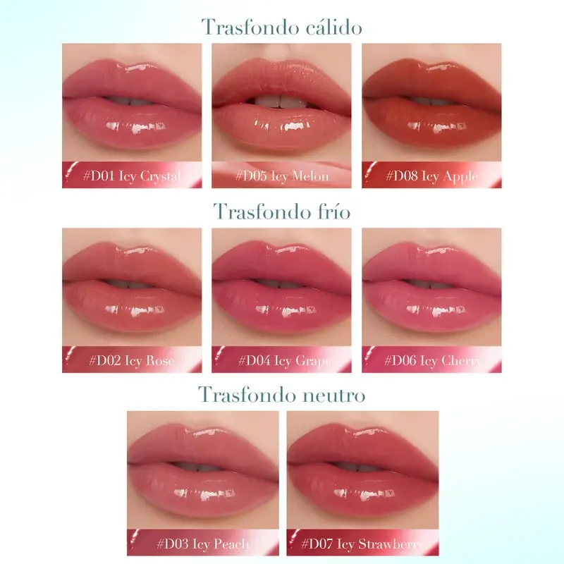 Glossy Tint Lip Balm Hydrating Moisturizing Non-Sticky Long-Lasting Lip Color 8 glossy tint lip balm hydrating moisturizing spu935499040873 desc 8