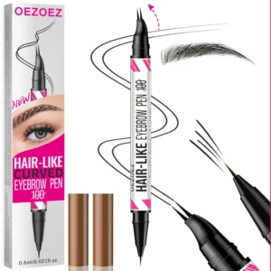 Hair-Like Eyebrow Pen 100 Waterproof Sweatproof Smudge-Proof Eyebrow Pencil