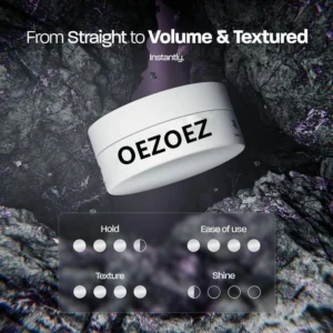 Hair Wax, All-Day Strong Hold Texturizing Clay for Volume & Matte Finish