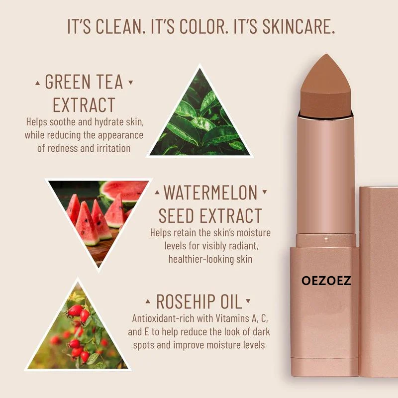 Highlighter Contour Stick Brighten Skin Tone Define Facial Contours Long-Lasting Waterproof 6 highlighter contour stick spu901823311049 desc 6