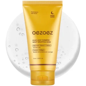 Kojic Acid Turmeric Overnight Wrapping Peel Off Mask Hydrating Brightening Gel Mask