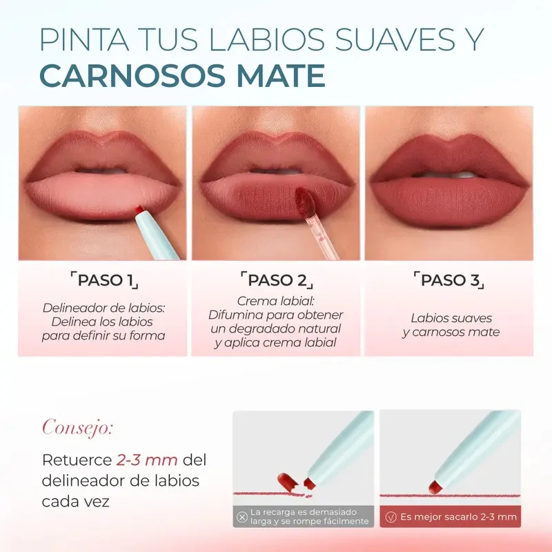 lip glaze 2 in 1 lipstick lip liner combo spu957159133964 desc 6