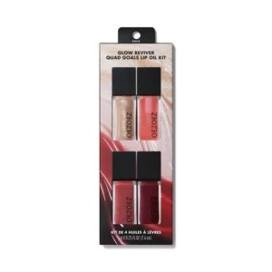 Lip Glaze Long Lasting Hydrating Lip Oil Gloss Set - 4 Ultra-Shine Nourishing Shades
