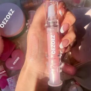 Lip Gloss Plumping Shimmer Moisturizing Waterproof Non-Sticky Lip Color