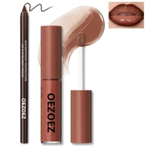 Lip Liner and Lip Gloss Set Hydrating Plumping Lip Pencil Lip Oil Combo