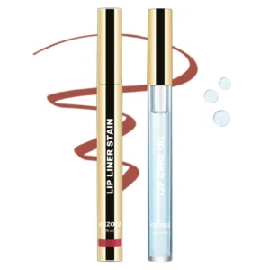 Lip Liner Stain & Lip Care Oil Set Long Wear Waterproof Transfer-Proof