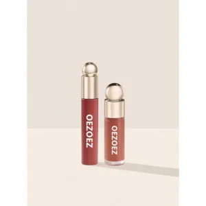 Lip Oil Duo for Hydration & Color Tinted Lip Gloss Set