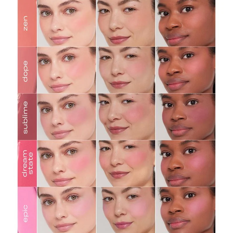 Liquid Blush Watercolor Gel Cheek Tint for Dewy Long-Lasting Glow 6 liquid blush watercolor gel cheek tint spu952187926551 desc 6