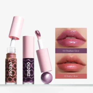 Magnetic Cat Eye Lip Gloss Shimmering Water Mirror Finish Long Lasting Waterproof