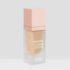 Matte Foundation Flawless Stay Full Coverage Long-Lasting Oil-Free 30ml