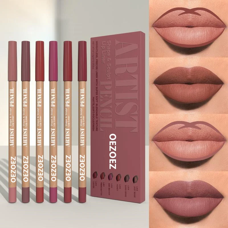 Matte Lip Liner Long Lasting Waterproof Lip Pencil Define Shape & Sculpt 5 matte lip liner long lasting waterproof lip pencil define shape sculpt spu895691726822 desc 5