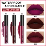 Matte Liquid Lipstick 3 Piece Set Hydrating Long Lasting Waterproof Lip Gloss Kit Spu952339945928 3