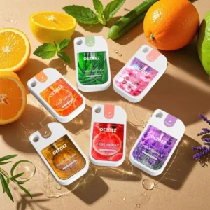 Mist Spray Hand Sanitizer Antimicrobial Antibacterial Gel with Floral Fruity Fragrance