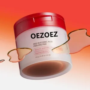 Niacinamide Salicylic Acid Peeling Pads for Acne 155g Soothing Redness & Exfoliating