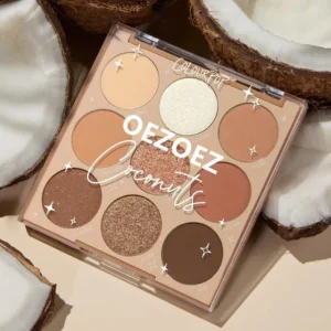 Nine-Color Eyeshadow Palette Low Saturation Earth Tones