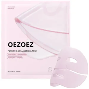 Collagen Gel Mask PDRN Pink Salmon Sheet for Skin Firming and Brightening