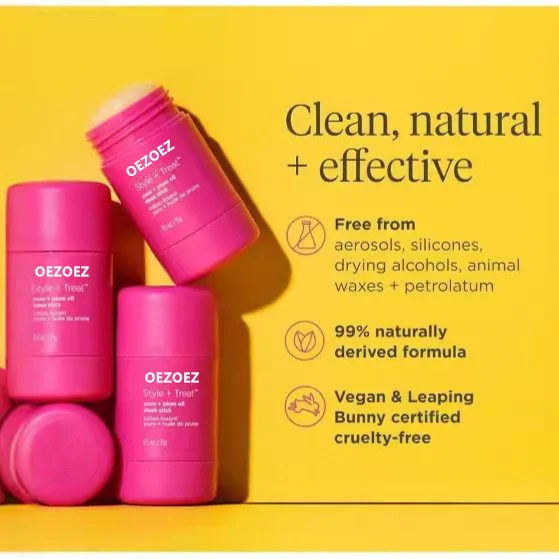 plum oil hair smoothing stick vegan glossy finish styling wax spu819012871699 desc 1