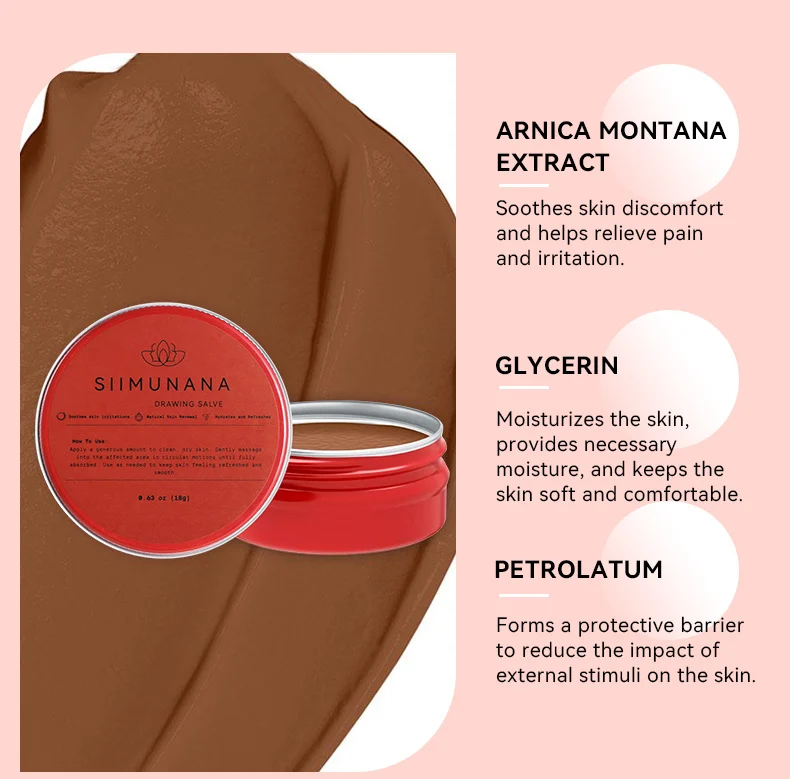 SIIMUNANA Drawing Salve All-in-One Soothing Ointment for Quick Relief from Insect Bites & Skin Irritation 10 siimunana drawing salve all in one soothing ointment spu875133673185 desc 10