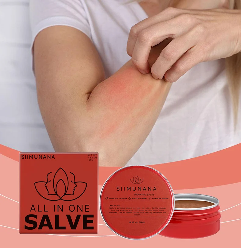 SIIMUNANA Drawing Salve All-in-One Soothing Ointment for Quick Relief from Insect Bites & Skin Irritation 3 siimunana drawing salve all in one soothing ointment spu875133673185 desc 3