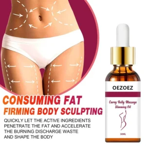 Slimming Body Oil 30ml - Firming & Sculpting Treatment for Curvy Belly & Full Body