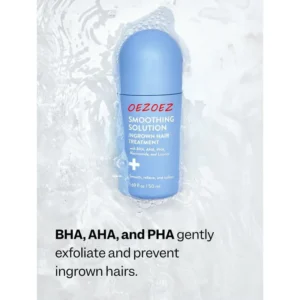 Smoothing Solution Roll-On In-Grown Hair Treatment with BHA, AHA, PHA - 50ml