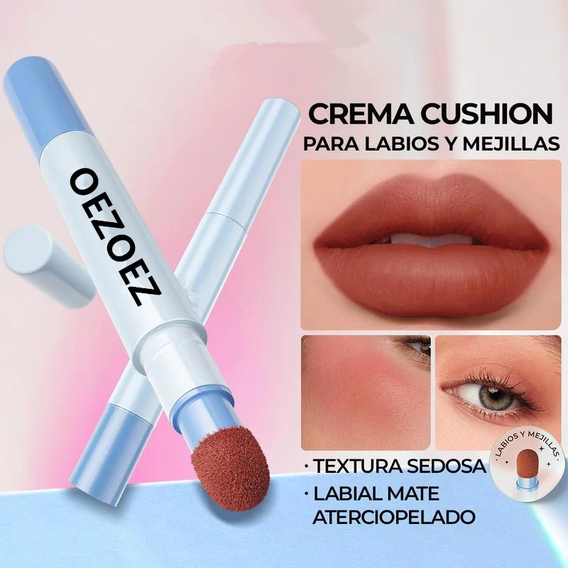 Velvet Matte Lip Mud Long-Lasting Waterproof Lip & Cheek Cushion Tint 2 velvet matte lip mud cushion tint spu917505438633 desc 2