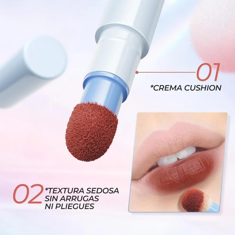 Velvet Matte Lip Mud Long-Lasting Waterproof Lip & Cheek Cushion Tint 3 velvet matte lip mud cushion tint spu917505438633 desc 3