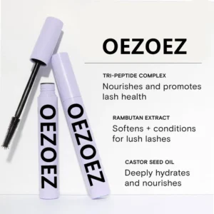 Waterproof Mascara for Long-Lasting Curly, Voluminous, Lengthening Lashes